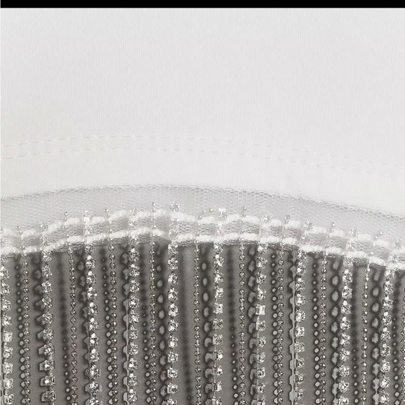 🧁 Moa Moa
Sleeveless Round Neck Rhinestone Fringe Hem Top Sz Large - Picture 6 of 6